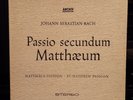 PASSIO SECUNDUM MATTHAEUM-4 LP 1958 GERMANY ARCKIV SAPM 198009/12 STEREO RICHTER