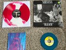 Nirvana, Bleach, Red and White Splatter Vinyl, with Blue Sliver 500 made; #207