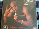 TUPAC  ALL EYEZ ON ME ORIGINAL LP DEATH ROW RAP HIP HOP GANGSTA