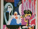 ELVIS COSTELLO & THE ATTRACTIONS 'IMPERIAL BEDROOM' - 1982 UK 1st VINYL LP -