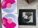 Ariana Grande ‎- Thank U, Next Clear Pink Split Vinyl 2LP NEW *AS IS* SEE PICS