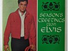Season's Greetings from ELVIS PRESLEY Special Christmas Program RED Vinyl mc 66