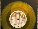 Sex Pistols God Save the Queen A&M 7 inch Vinyl Record Yellow Vinyl - Mint Cond