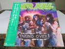 OVERKILL -Taking Over-Japan obi audiophile lp -OOP- SIGNED