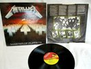 METALLICA, MASTER OF PUPPETS, 1986, ORIGINAL LYRIC INNER SLEEVE, VG CONDITION