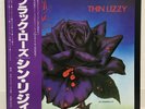 THIN LIZZY / BLACK ROSE A ROCK LEGEND JAPAN ISSUE LP W/ OBI, INSERT