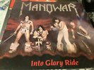 Manowar. Into Glory Ride. vinyl album. Original 1983. Inlay with lyrics.