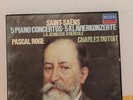 DECCA D244D3 3 LP BOX NM PASCAL ROGE, DUTOIT - SAINT-SAENS PIANO CONCERTOS