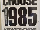CHOOSE 1985 Various Artists 1984 LP U2 BILLY IDOL DIVINE JOHN WAITE RARE VINYL