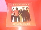 TELEVISION - ADVENTURE - RED VINYL + INSERT - UK 1978 -