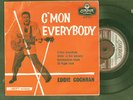 EDDIE COCHRAN,C'mon everybody,UK EP London 1214,Orange cover,Best Rock & roll EP