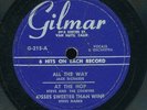 78tk-Cover records-GILMAR 215-EP- Great Balls of fire,Peggy Sue,At the hop + 3