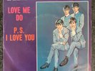 BEATLES Love Me Do Picture Sleeve 45 1964 Tollie strong VG all around