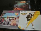 AC/DC (3) VG/VG+ LP RECORD LOT: HIGH VOLTAGE/LET THERE BE ROCK/DIRTY DEEDS DONE