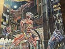 IRON MAIDEN SOMEWHERE IN TIME Vinyl Record. + INSERTS Original Press