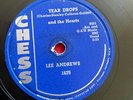 Lee Andrews 78 Chess Records 1675 Tear Drops/Girl Around The Corner Doo Wop ￼VG+