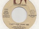 NORTHERN -- LOVE AFFAIR -- I CAN'T STOP LOVING YOU / TO MAKE YOU LOVE ME