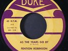 FENTION ROBINSON: as the years go by / school boy DUKE 7