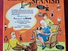 Children's Living Spanish,Living Language Course 1960, 4 Vinyls & 2 Books