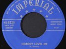 FATS DOMINO: cheatin' / nobody loves me IMPERIAL 7