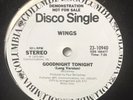 Paul McCartney & Wings 12” PROMO Goodnight Tonight