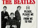 THE BEATLES Please Please Me / From Me To You Rare Picture Sleeve Vee Jay 45