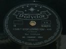RAY CHARLES 1961 “I CAN´T STOP LOVING YOU/BYE BYE LOVE” RARE  78 RPM 10” BRAZIL