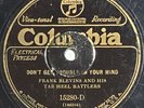 Frank Blevins & Tar Heel Rattlers, Nine Pound Hammer, Columbia 15280, Country 78
