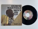 French SP CURTIS MAYFIELD - Move on up - BUDDAH RECORDS 610070