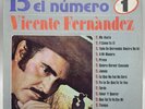 Vicente Fernandez 15 Grandes Con El Numero Uno Lp Record Vinyl VG 12”