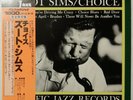 Zoot Sims Choice Pacific Jazz GXF 3110 OBI JAPAN VINYL LP JAZZ