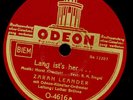 ZARAH LEANDER Lang ist's her.../ Ein kleiner Akkord  78rpm Schellackplatte S6094