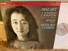 Phiips 412-122: Uchida, Mozart Sonatas KV 494/433/545 NM