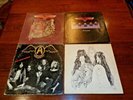 (4) AEROSMITH Vinyl Record Albums Get Your Wings Draw The Line Rocks Toys Attic