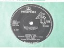 BILLY FURY 'LOVING YOU / I'LL GO ALONG WITH IT' 45 UK PARLOPHONE 1967