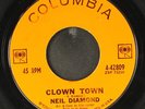 NEIL DIAMOND: clown town / at night COLUMBIA 7