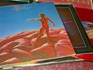 RUSH HEMISPHERES LP RED VINYL CANADA IMPORT ORIG 1978 ANTHEM POSTER VG+