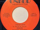 ONKOR I Need Love/No Money No Honey RARE HARD ROCK 45 *hear*