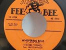 Del Vikings on Fee Bee 214 WHISPERING BELLS (RARE 1ST PRESSING) PLAYS VG+