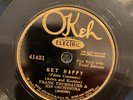 Okeh 41431 Frank Trumbauer Orch GET HAPPY  great   78 rpm Jazz 1930 E