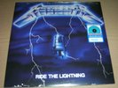 METALLICA Ride The Lightning WM Exclusive Electric Blue Vinyl Record LP 2021 NEW