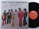 ISLEY BROTHERS Live It Up T-NECK LP VG+/VG++ SHRINK j