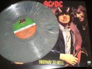 AC/DC HIGHWAY TO HELL COLOR VINYL LP PRE-OWNED W/POSTER