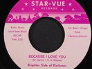 BRIGHTER SIDE OF DARKNESS: because i love you / oh baby STAR-VUE 7