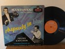 Mantovani/Gershwin/Katchen Rhapsody In Blue 1955 LP EX, Decca LXT 5069