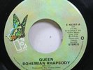 Rock Rare Pressing Us 45 Queen - Bohemian Rhapsody / I'M In Love With My Car