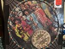 Vintage The Beatles Lp Sgt Peppers Club Band 1978 Picture Disc Vinyl record
