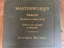 Lener String Quartet Debussy Quartet in C Minor Columbia Masterworks 100 78rpm E