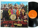 The BEATLES Sgt. Pepper's LP Capitol 1976 ORANGE Label w/Insert Intact  a2125