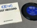 KENWOOD CD-4, 4 CHANNEL VINYL TEST RECORD, JAPAN (TY-806)